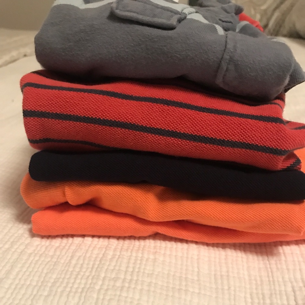 J crew Crewcuts boys polo shirts lot of 5